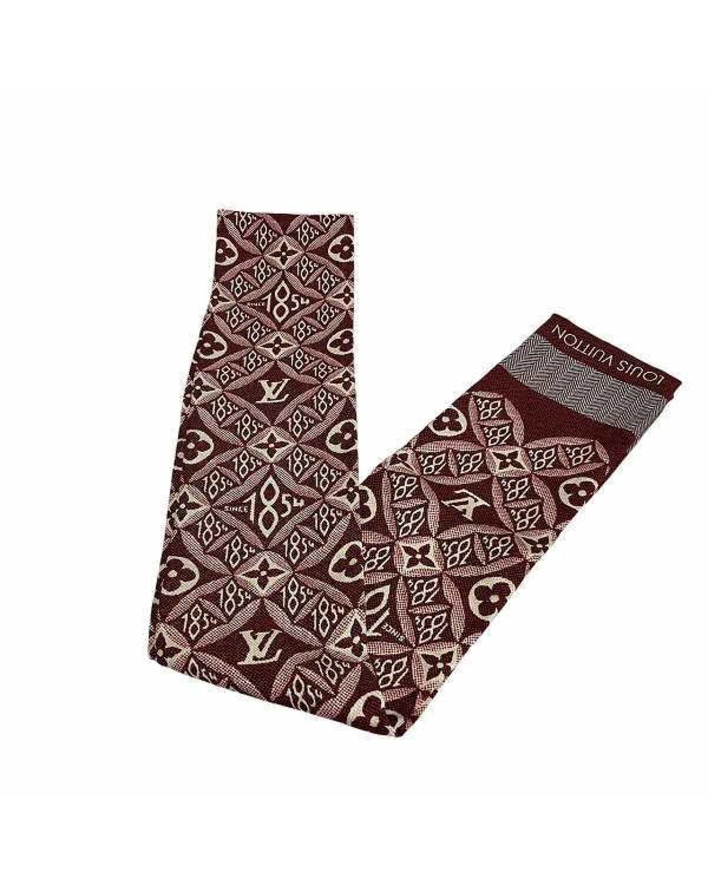 Jacquard Knit Scarf  1854 Style