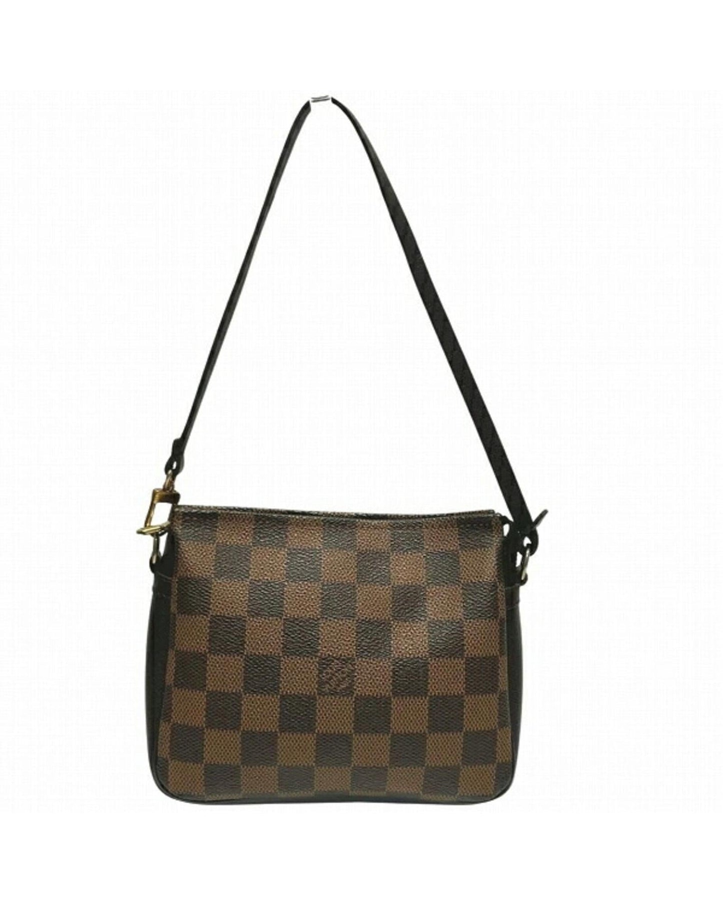 Pochette Damier Ebene Canvas Shoulder Bag