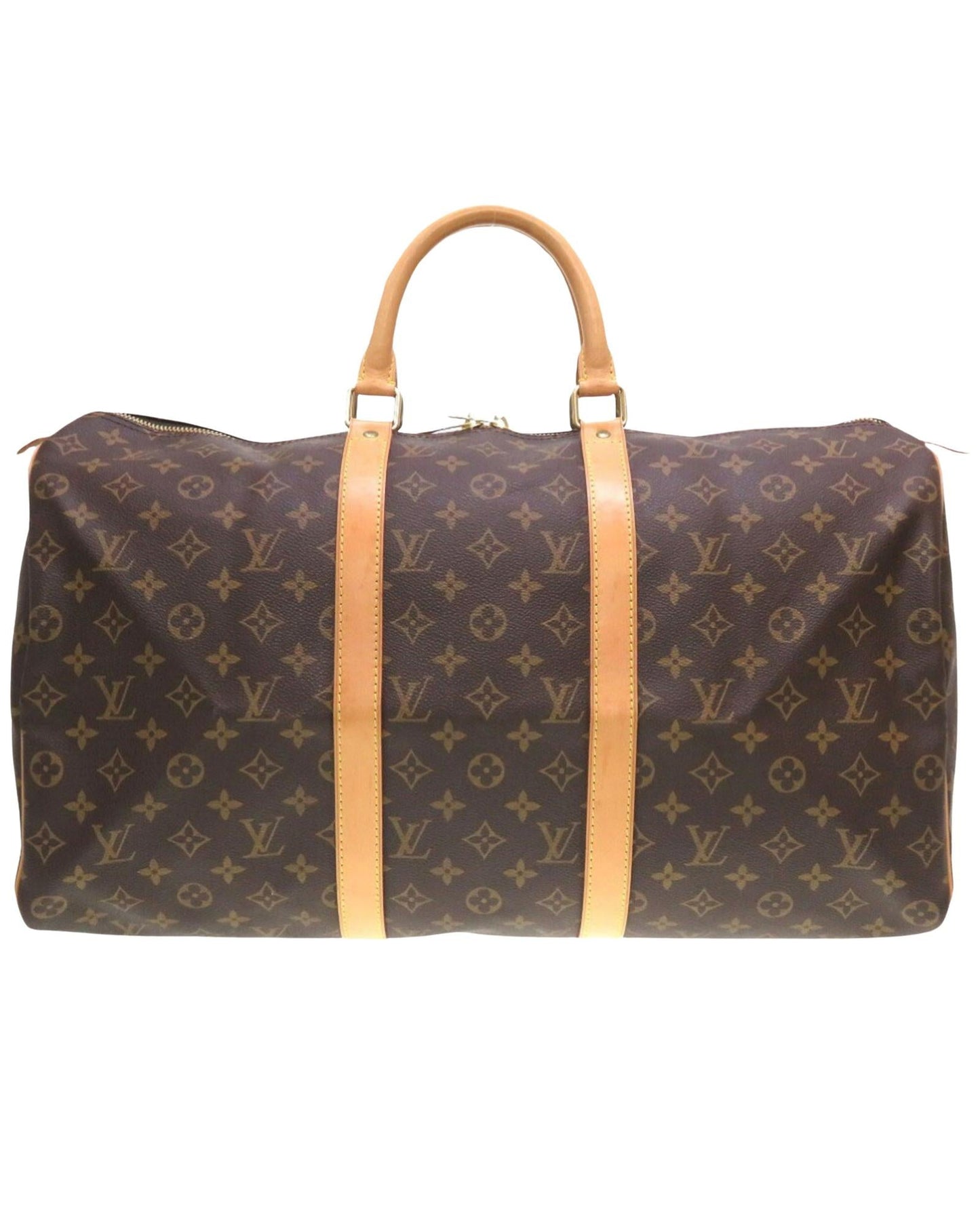 Louis Vuitton Keepall 50 Canvas Travel Bag