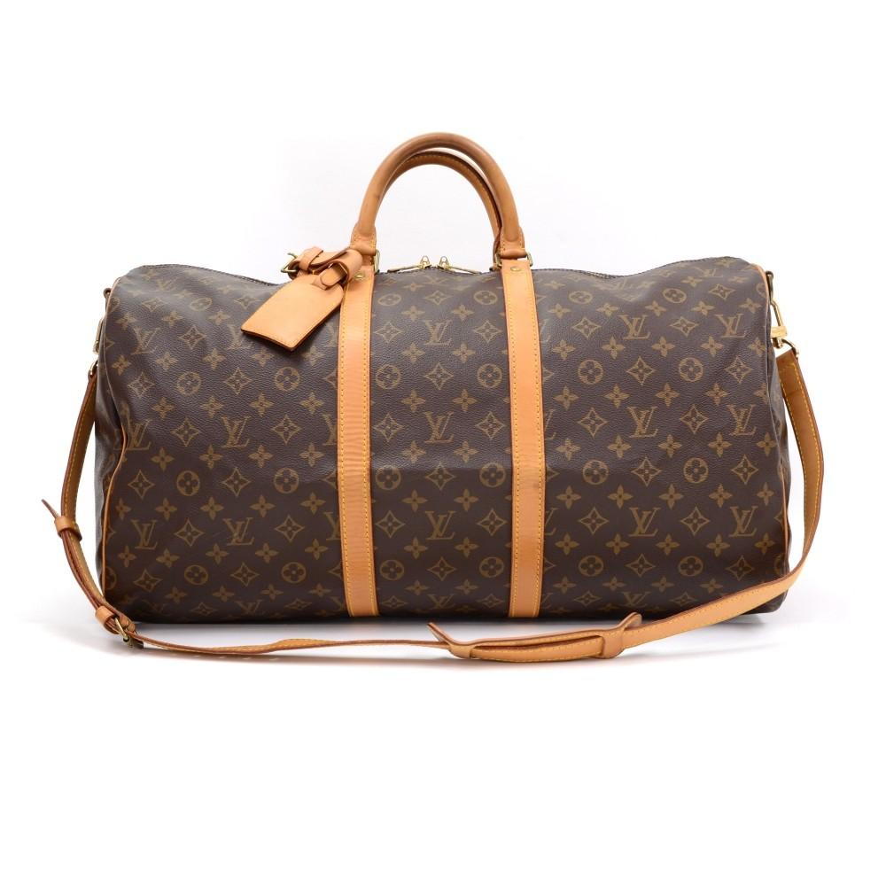 Louis Vuitto Keepall 55 Bandouliere with Strap