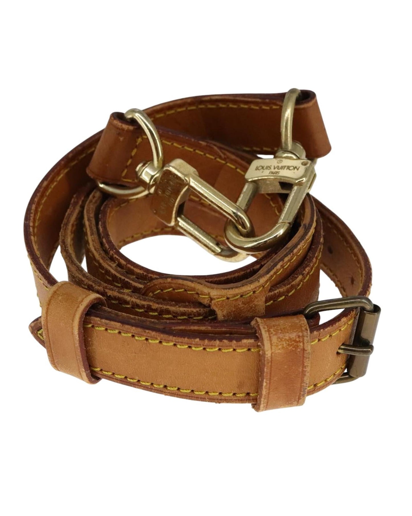 Leather Shoulder Strap with Metal Fittings