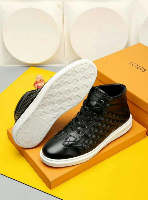 GLM - LUV HIgh Top Metal Black Sneaker
