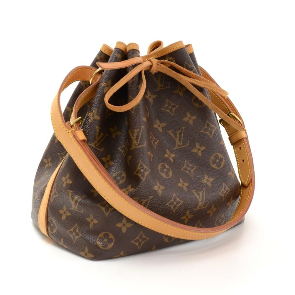 Louis Vuitto Petite Noe Monogram Canvas Bag