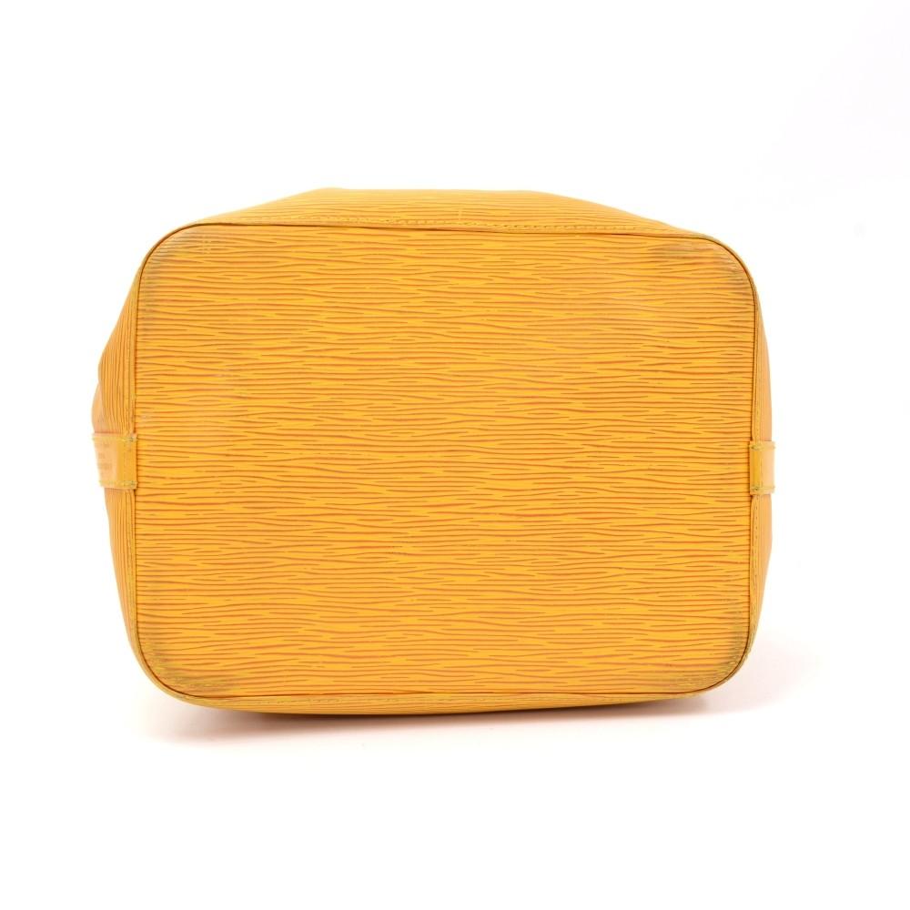 Louis Vuitto Petit Noe Yellow Epi Leather Bag