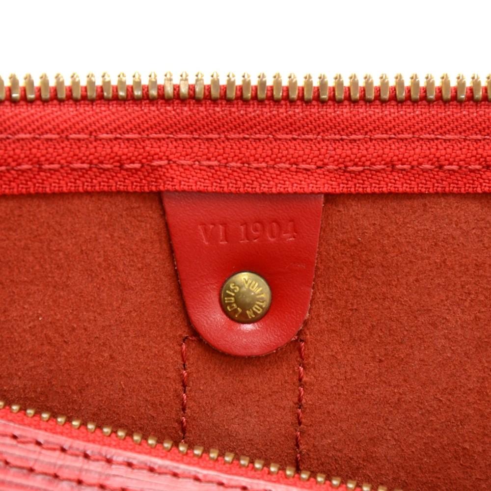 Louis Vuitto Keepall 50 Epi Leather Travel Bag