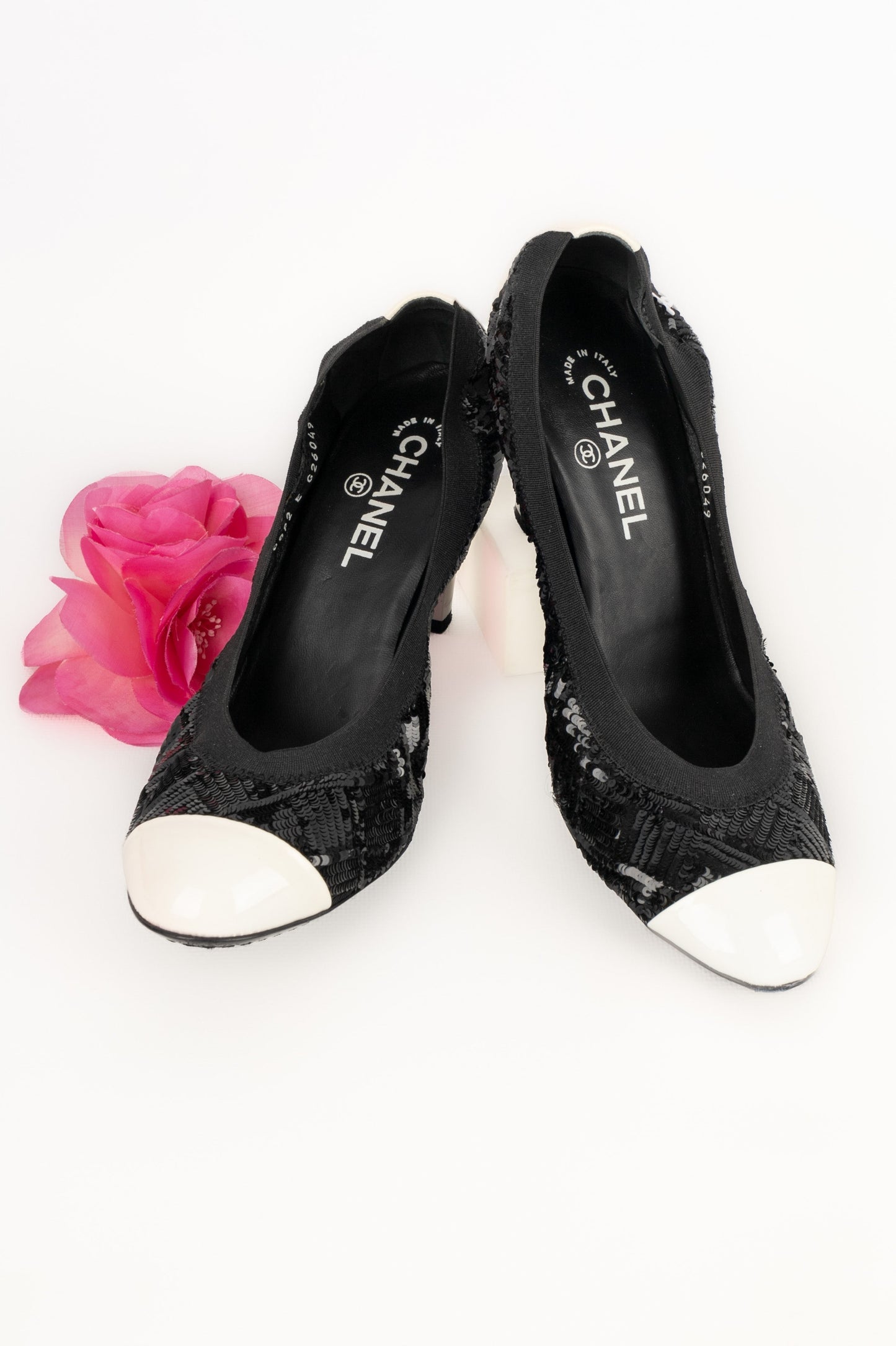 Chaussures Ã  paillettes Chanel
