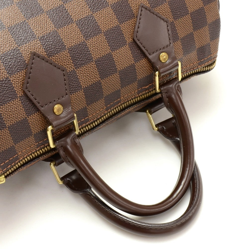 Louis Vuitto Speedy 25 Damier Ebene Handbag