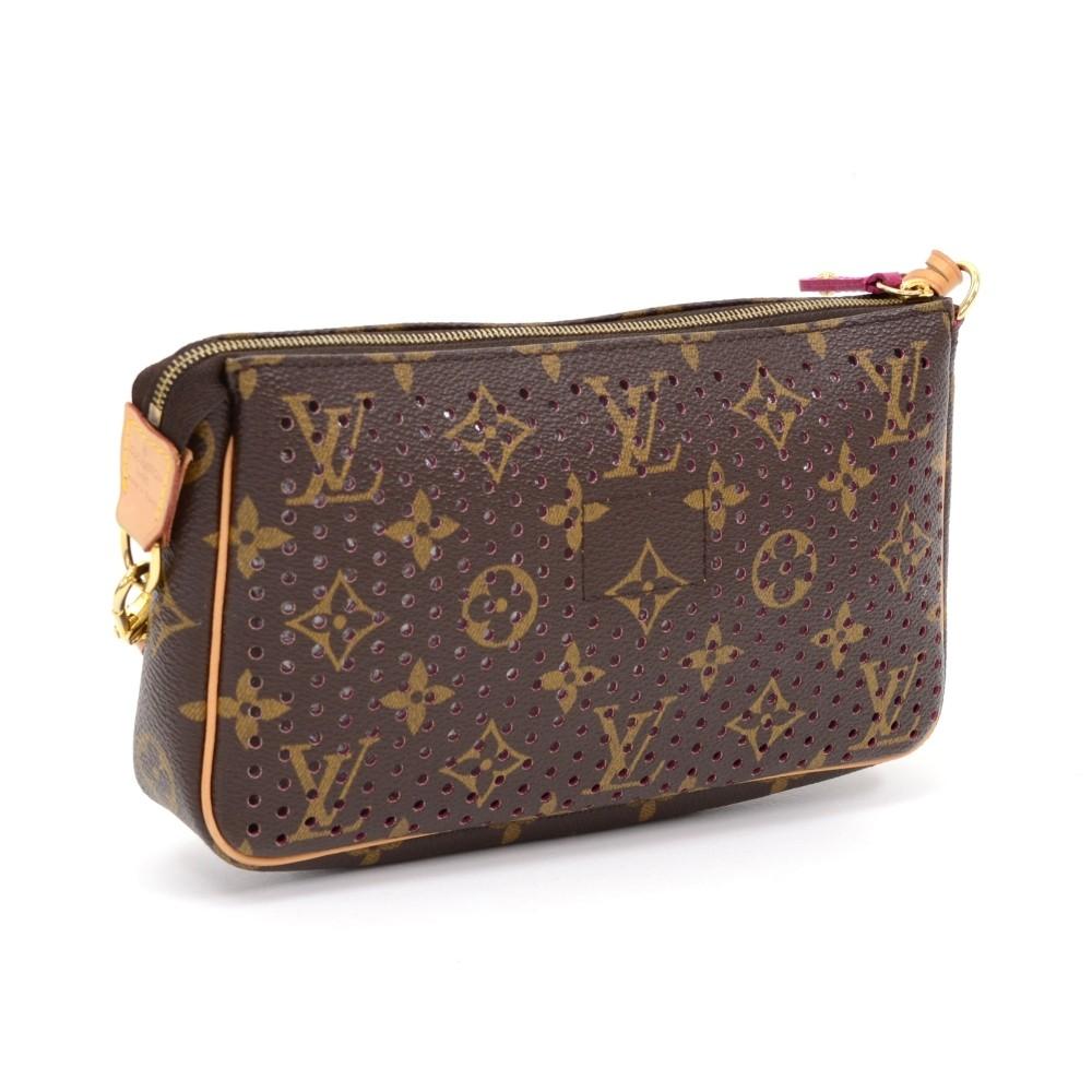 Louis Vuitto Perforated Monogram Canvas Accessoires Evening Bag - 2006 Limited Edition