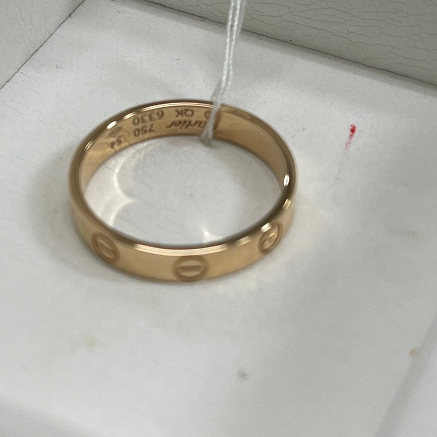 Cartier Love Ring 750PG #6.75 3.2g