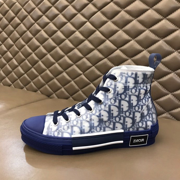 GLM - DIR B23 Blue HIGH-TOP SNEAKER