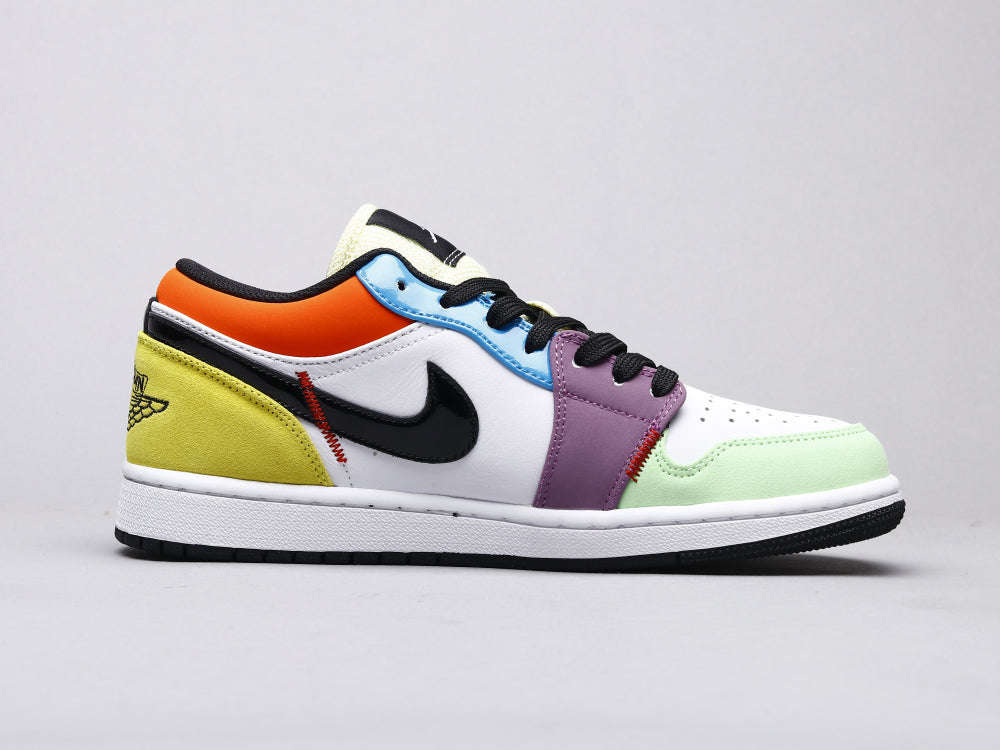 GLM - AJ1 rainbow stitching