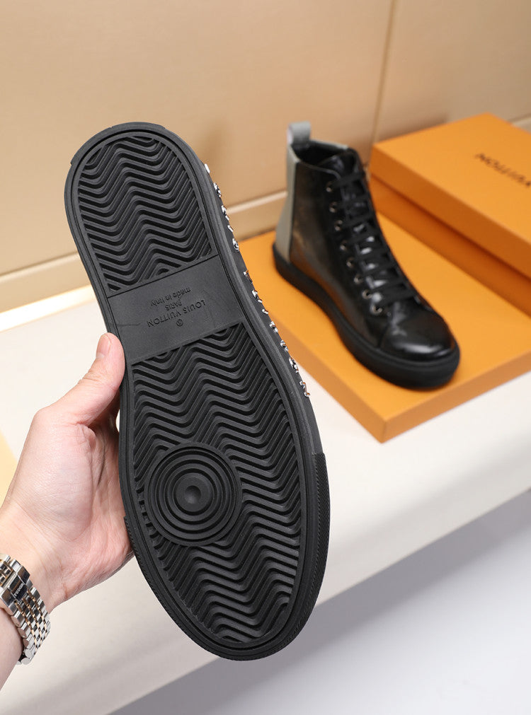 GLM - LUV Stellar Trainer Boot Black Gray Sneaker