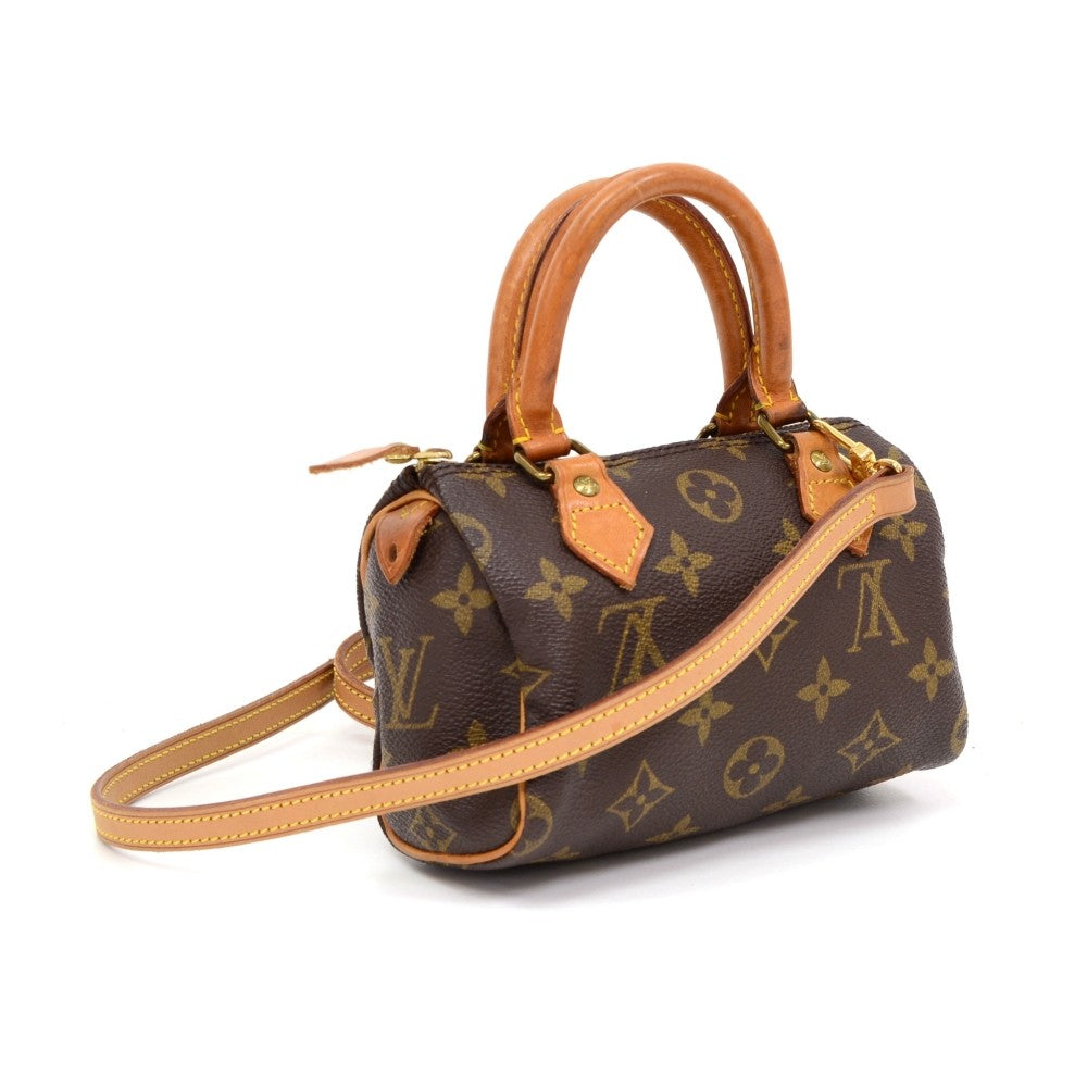 Louis Vuitto Mini Speedy Handbag with Strap