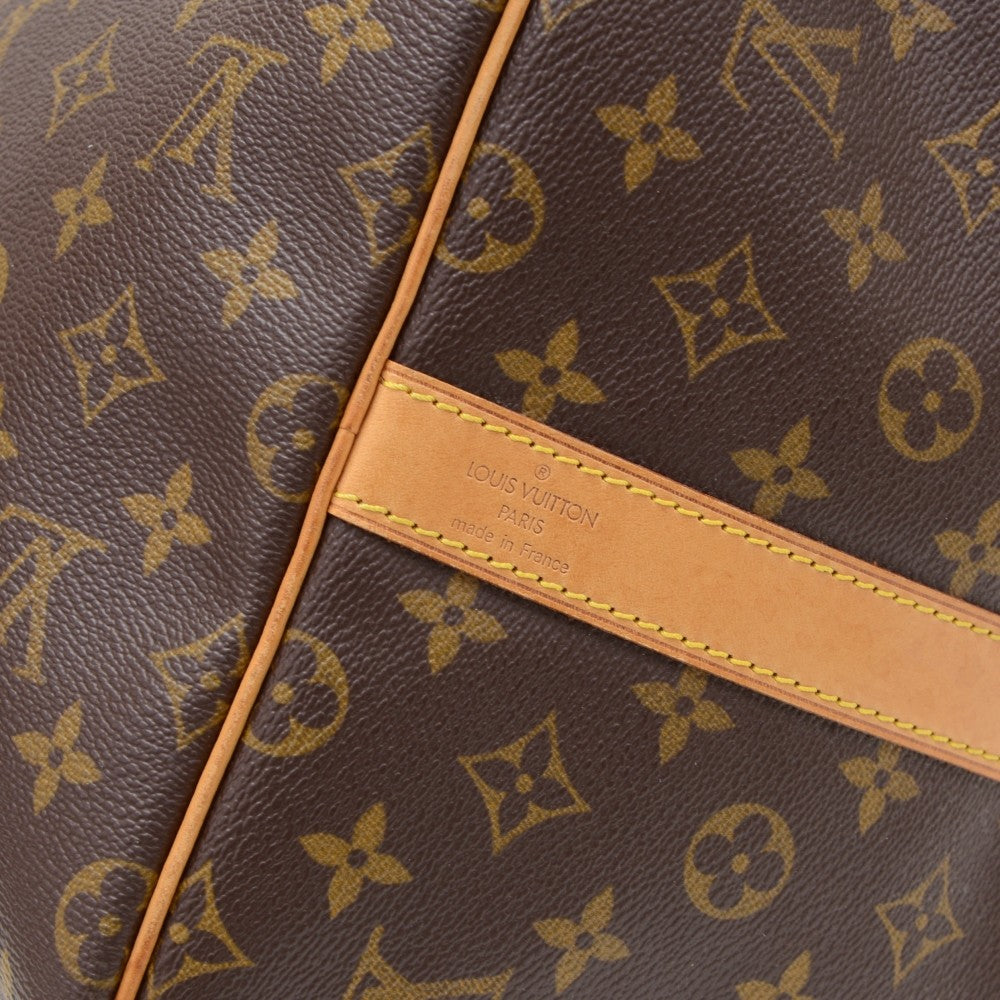 Louis Vuitto Monogram Canvas Keepall 55 Bandouliere Duffel Bag with Strap