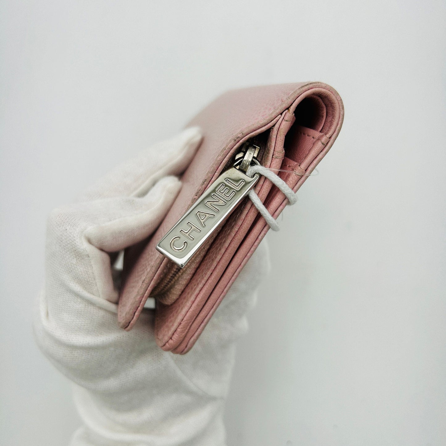 CHANEL Kokomaku Pink Caviar Skin Purse WD895544
