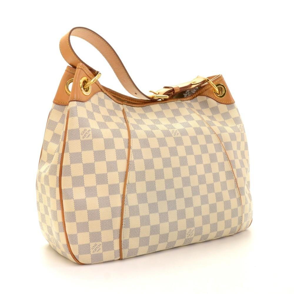 Louis Vuitto Galliera PM Damier Azur Canvas Shoulder Bag