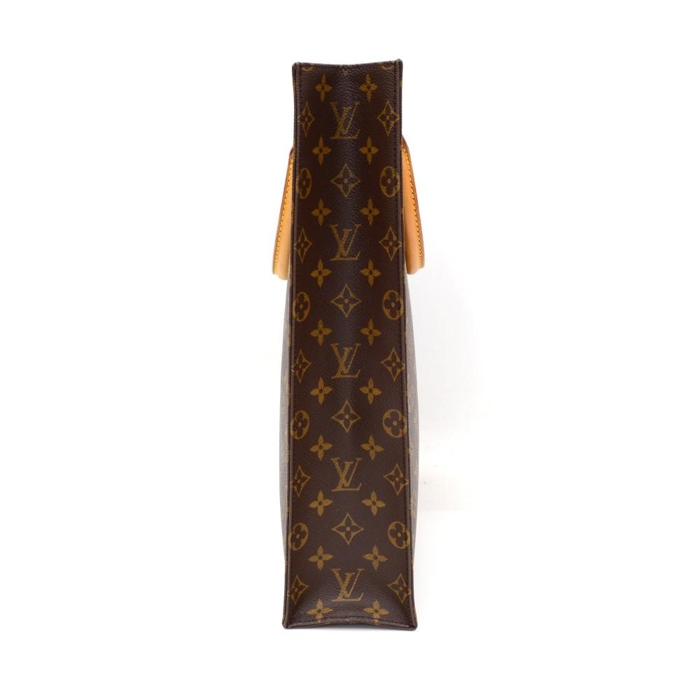Louis Vuitto Monogram Canvas Sac Plat Handbag