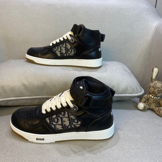 GLM - DIR  B27 BLACK HIGH-TOP SNEAKER