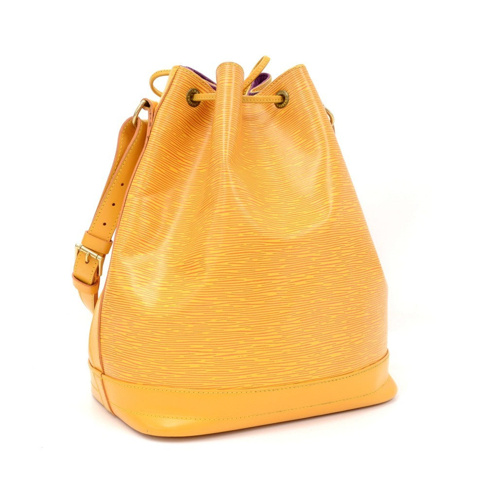Louis Vuitto Noe Yellow Epi Leather Large Bag