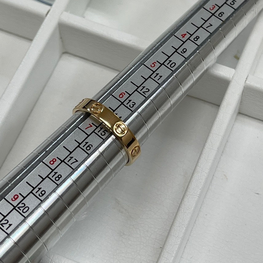 Cartier Love Ring 750PG #6.75 3.2g