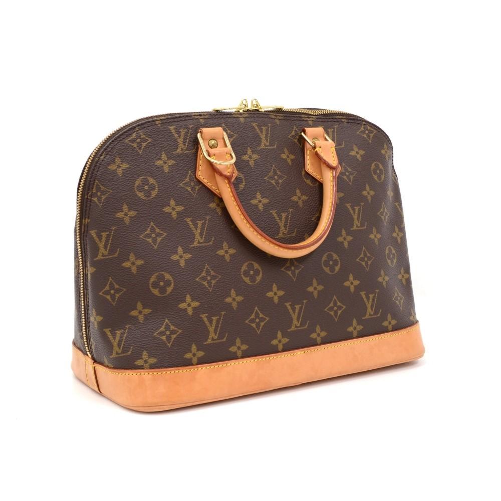 Louis Vuitto Alma Monogram Canvas Handbag