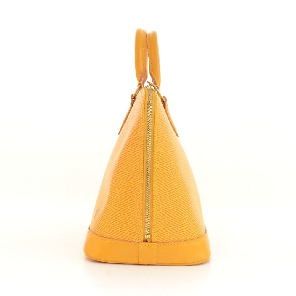 Louis Vuitto Alma Epi Leather Handbag