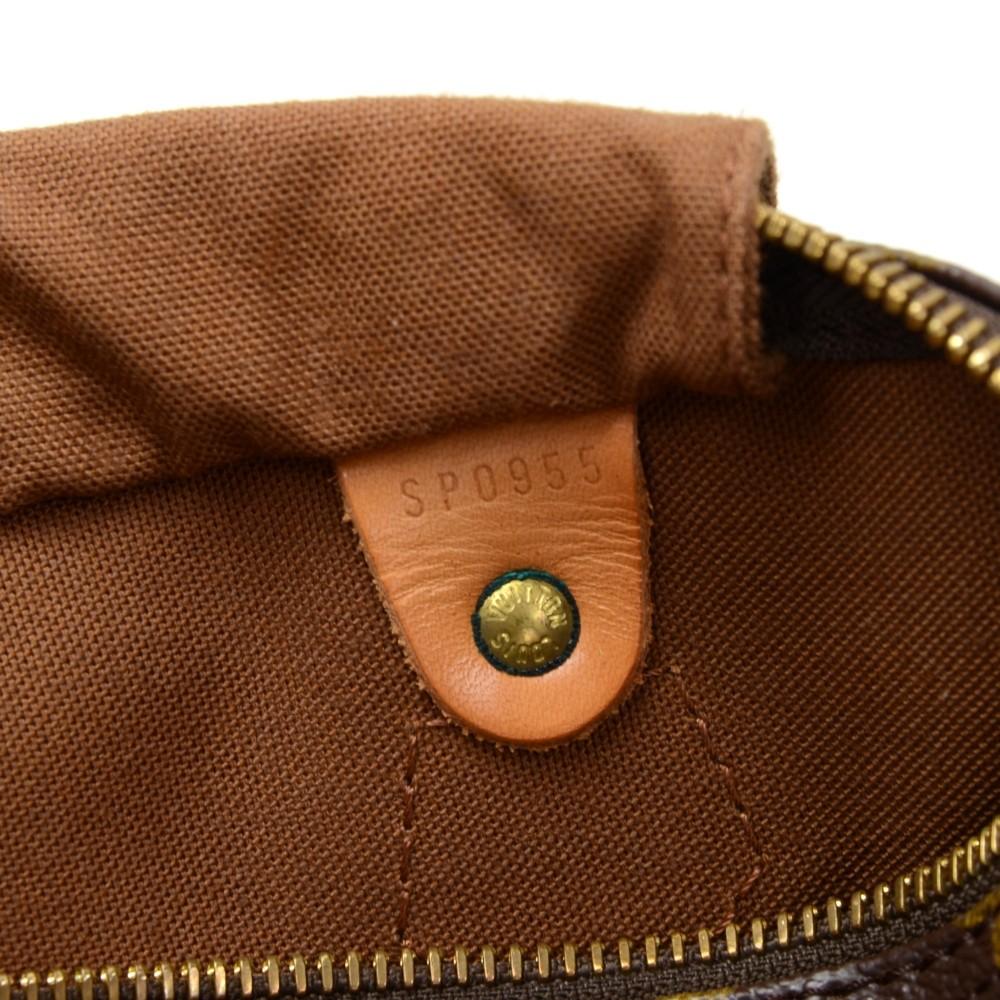 Louis Vuitto Speedy 30 Monogram Canvas Handbag