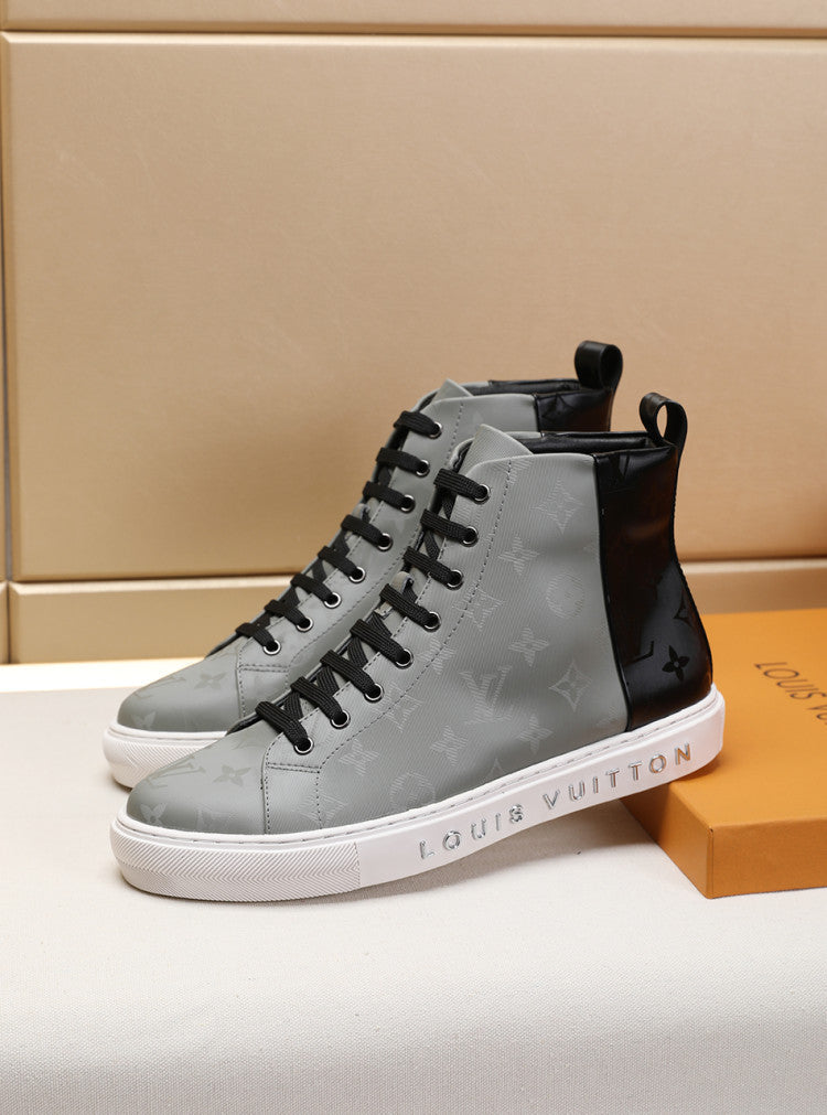GLM - LUV Stellar Trainer Boot Gray Black Sneaker