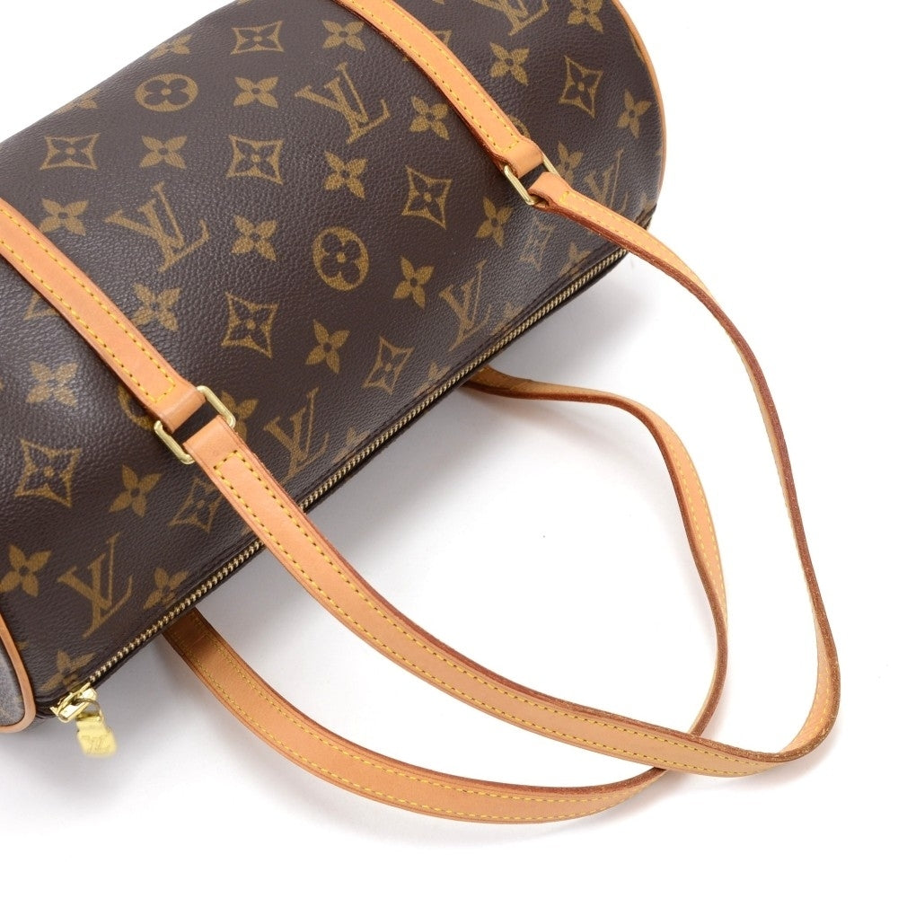 Louis Vuitto Papillon 30 Monogram Canvas Handbag with Pouch