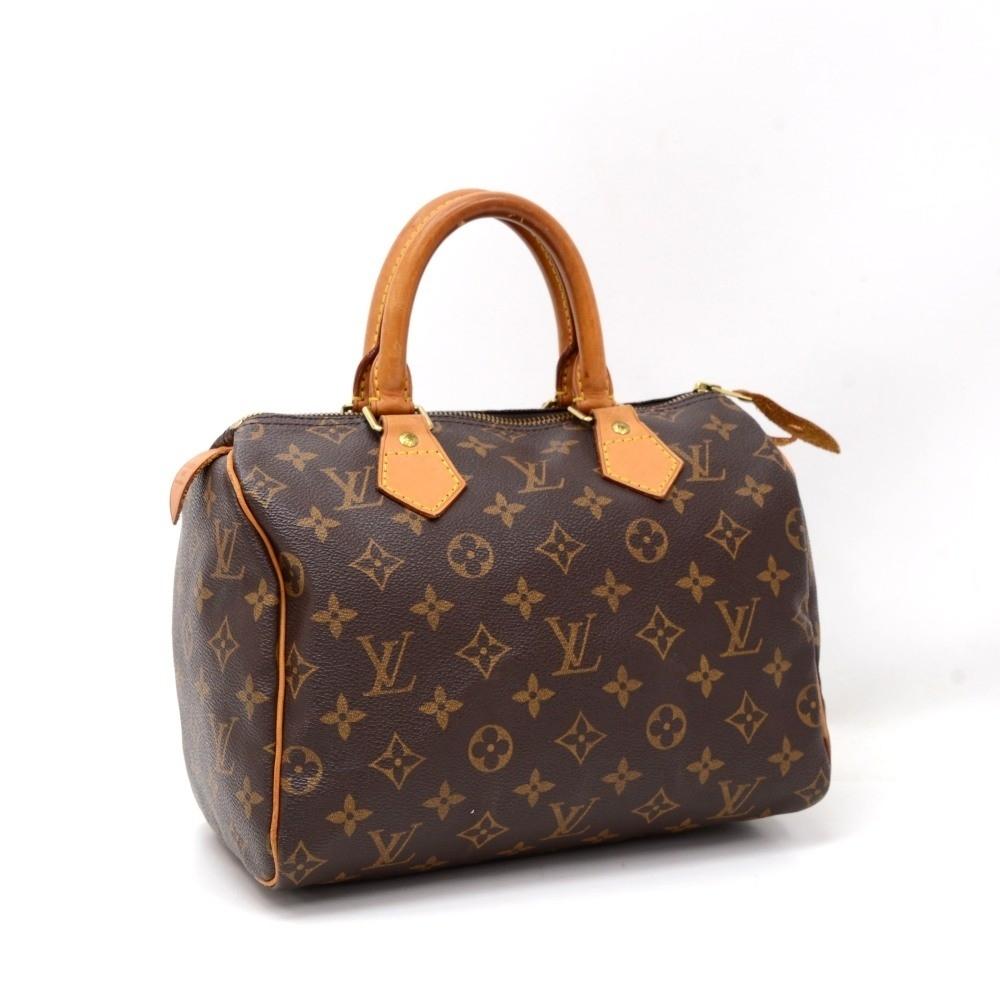 Louis Vuitto Speedy 25 Monogram Canvas Handbag