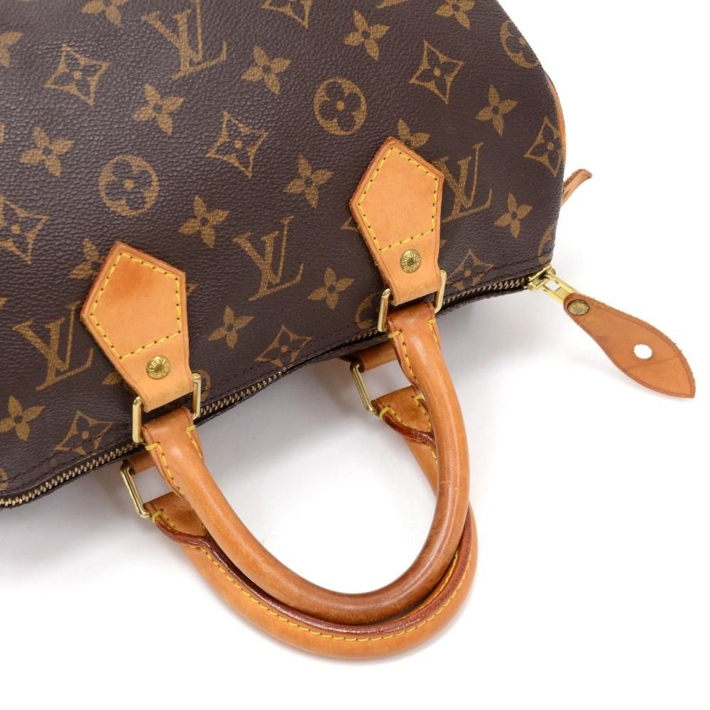 Louis Vuitto Speedy 25 Monogram Canvas Handbag