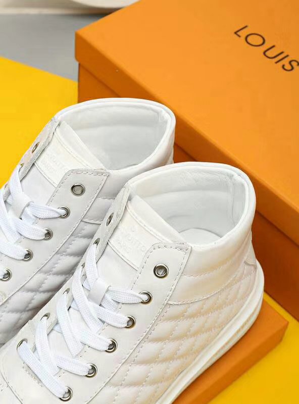 GLM - LUV HIgh Top Metal White Sneaker