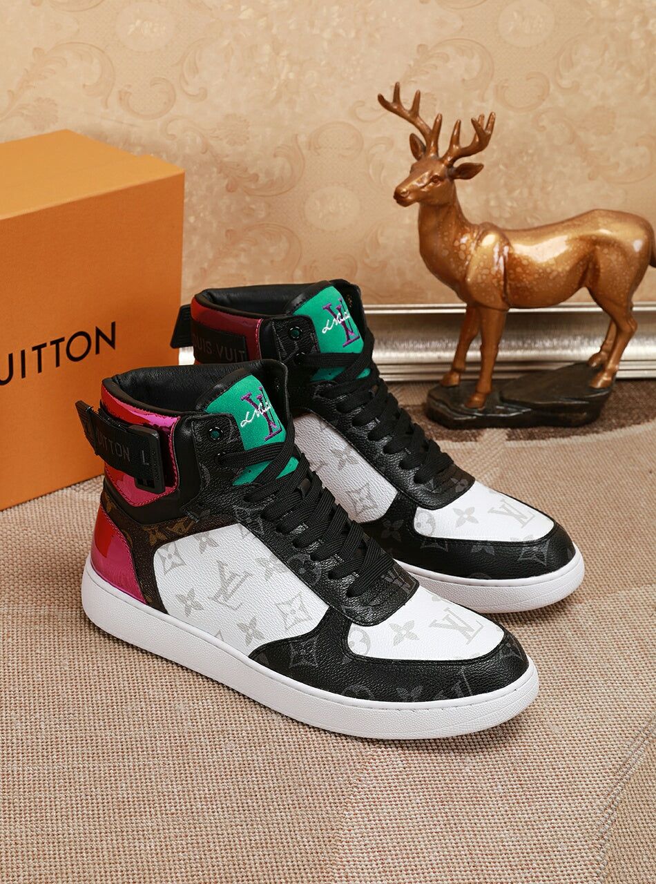GLM - LUV Rivoli High Blue Pink Sneaker
