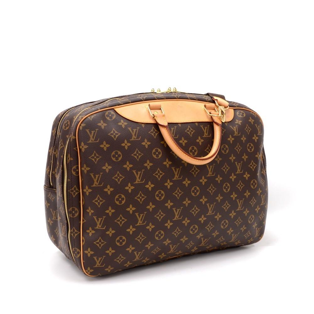 Louis Vuitto Alize 24 Heures Monogram Canvas Travel Bag with Strap