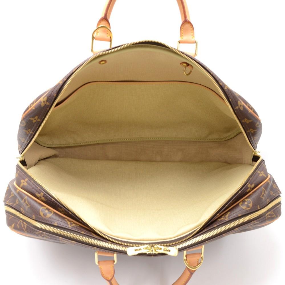 Louis Vuitto Alize 24 Heures Monogram Canvas Travel Bag with Strap