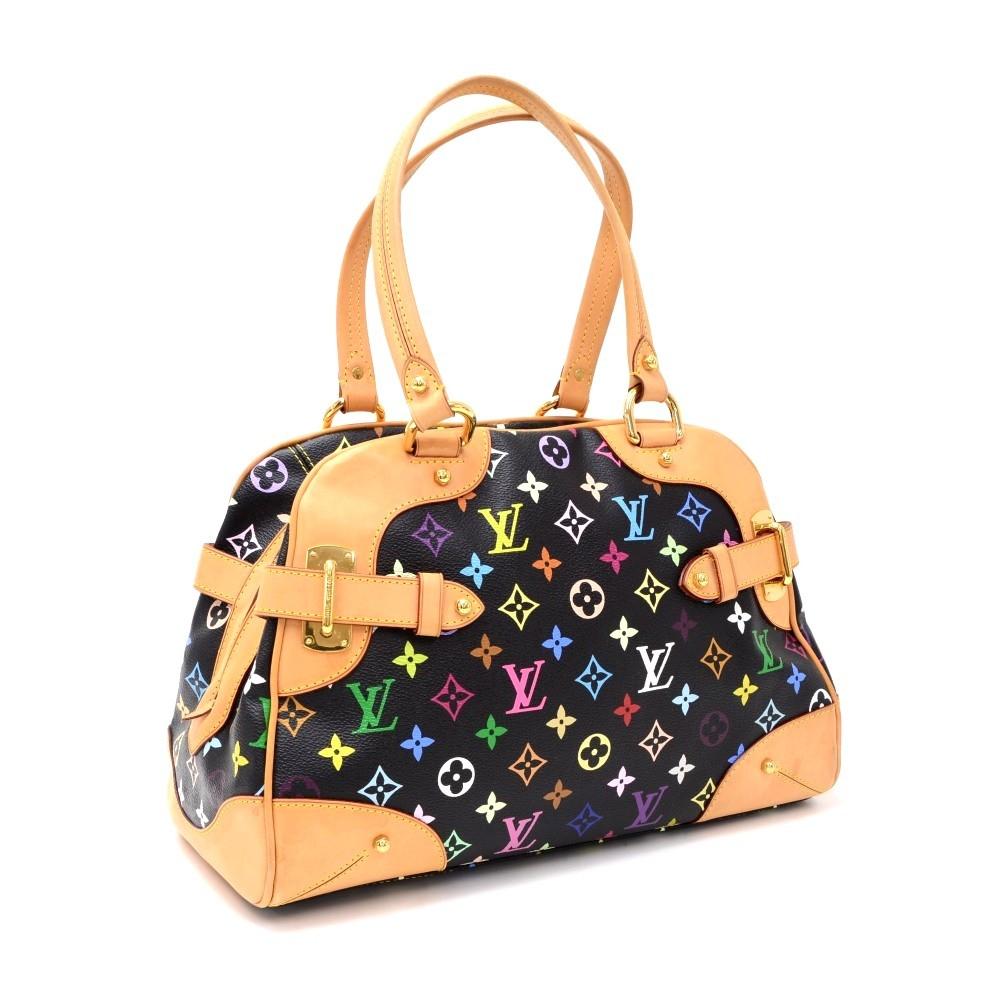 Louis Vuitto Claudia Multicolore Monogram Canvas Handbag
