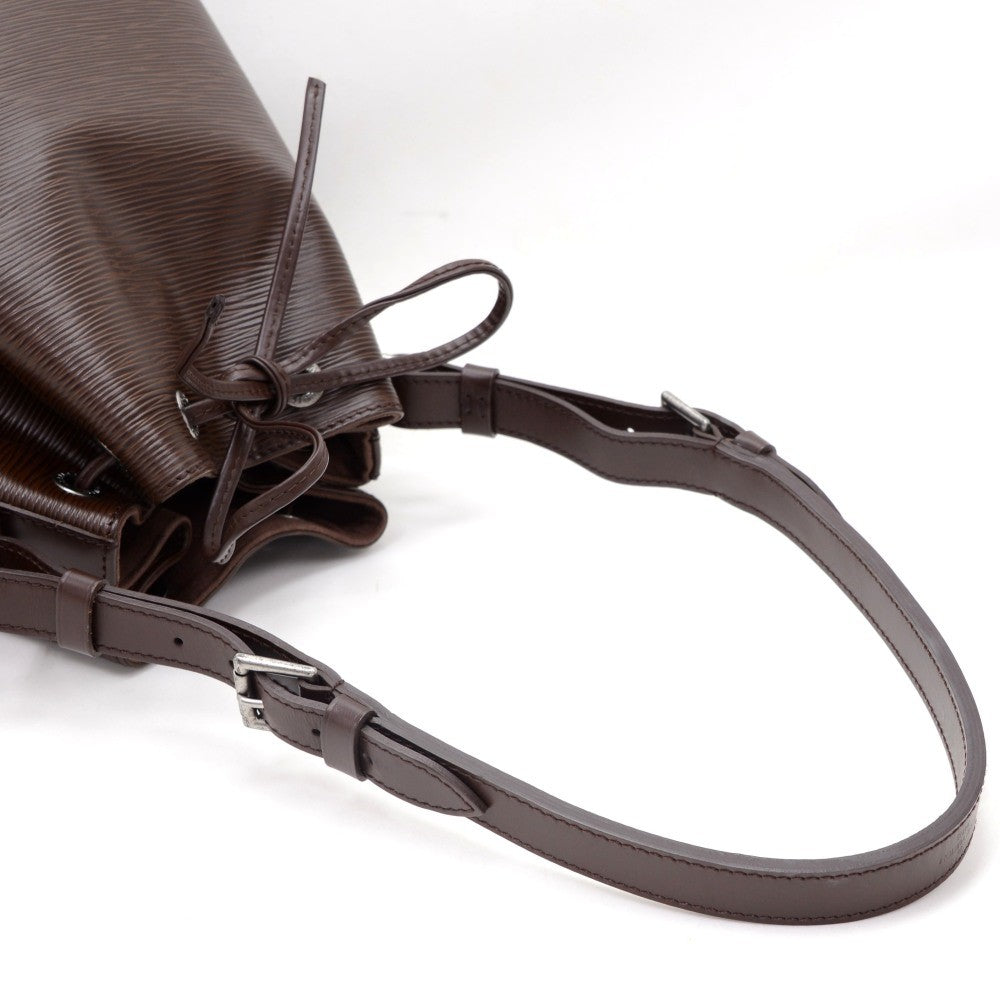 Louis Vuitto Petit Noe Chocolate Brown Epi Leather Bag