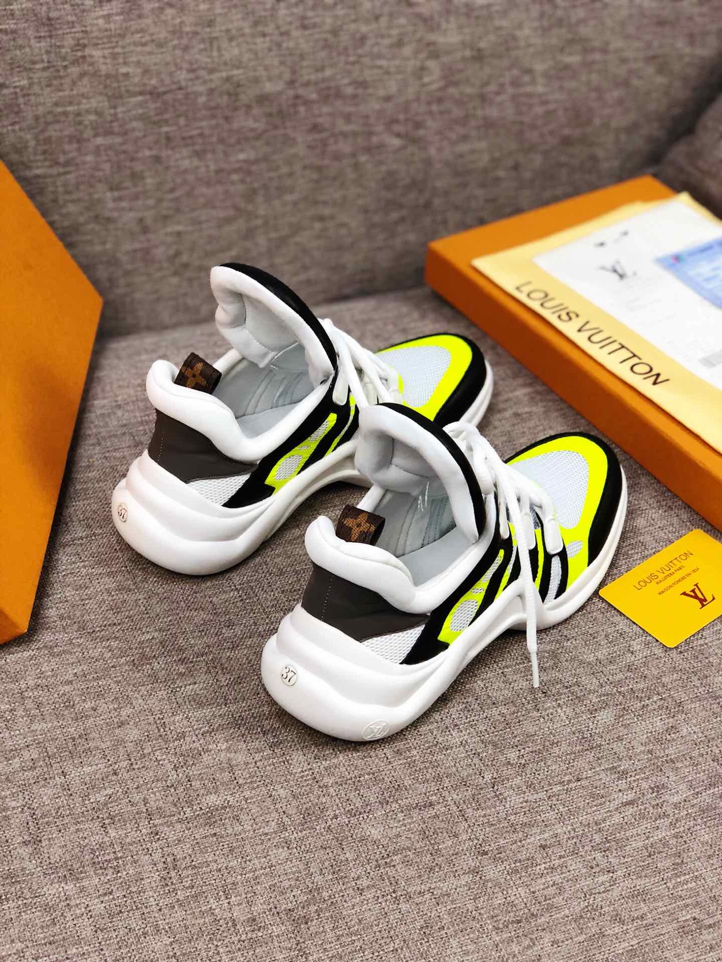 GLM - LUV Archlight Black White Yellow Sneaker