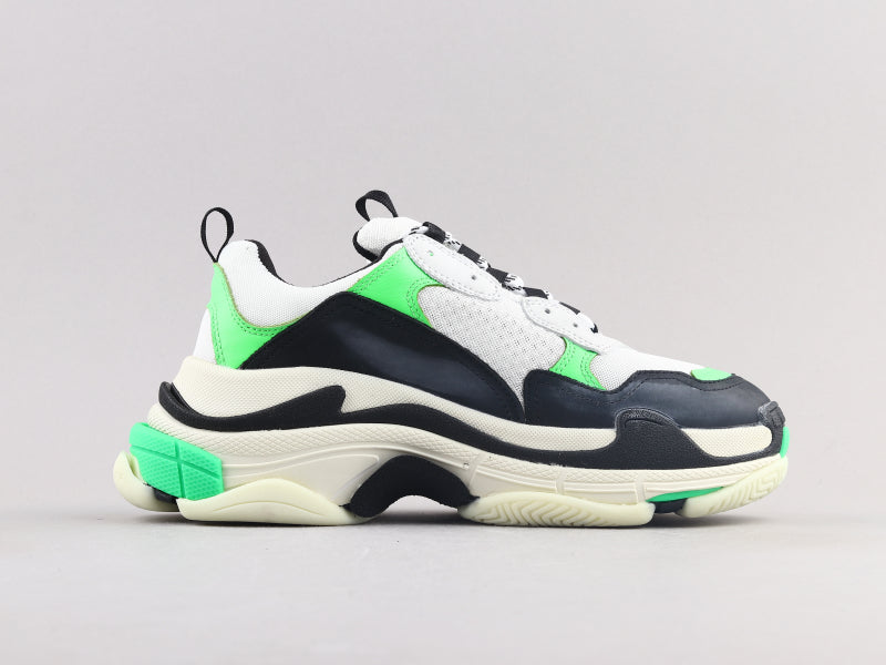 GLM - Bla Triple S Black Green Sneaker