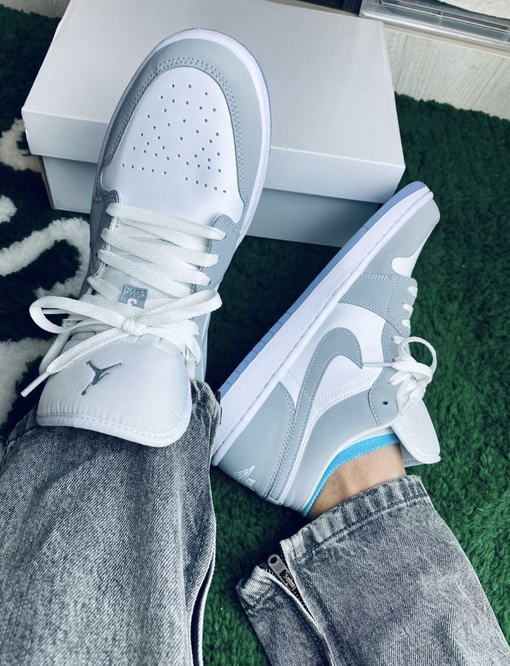 GLM - AJ1 low Wolf Grey off-white DIR