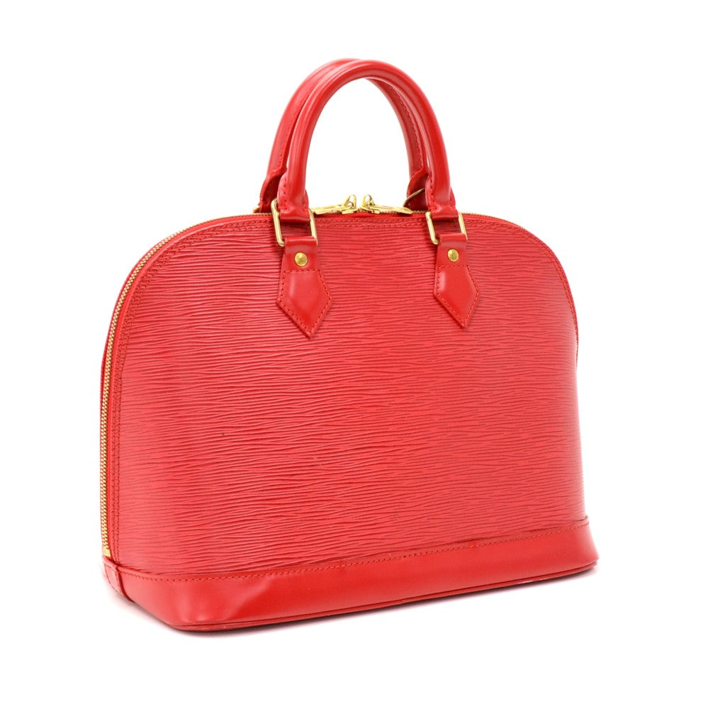 Louis Vuitto Alma Epi Leather Handbag