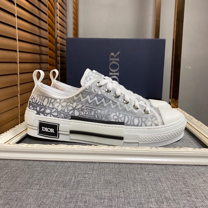 GLM - DIR B23 White and Black LOW-TOP SNEAKER
