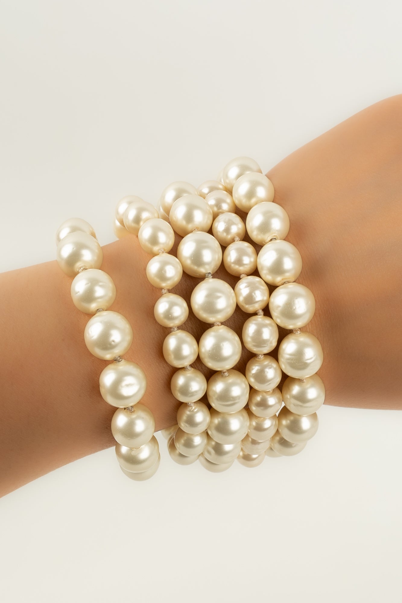 Bracelet de perles nacrÃƒÆ’Ã‚Â©es Chanel