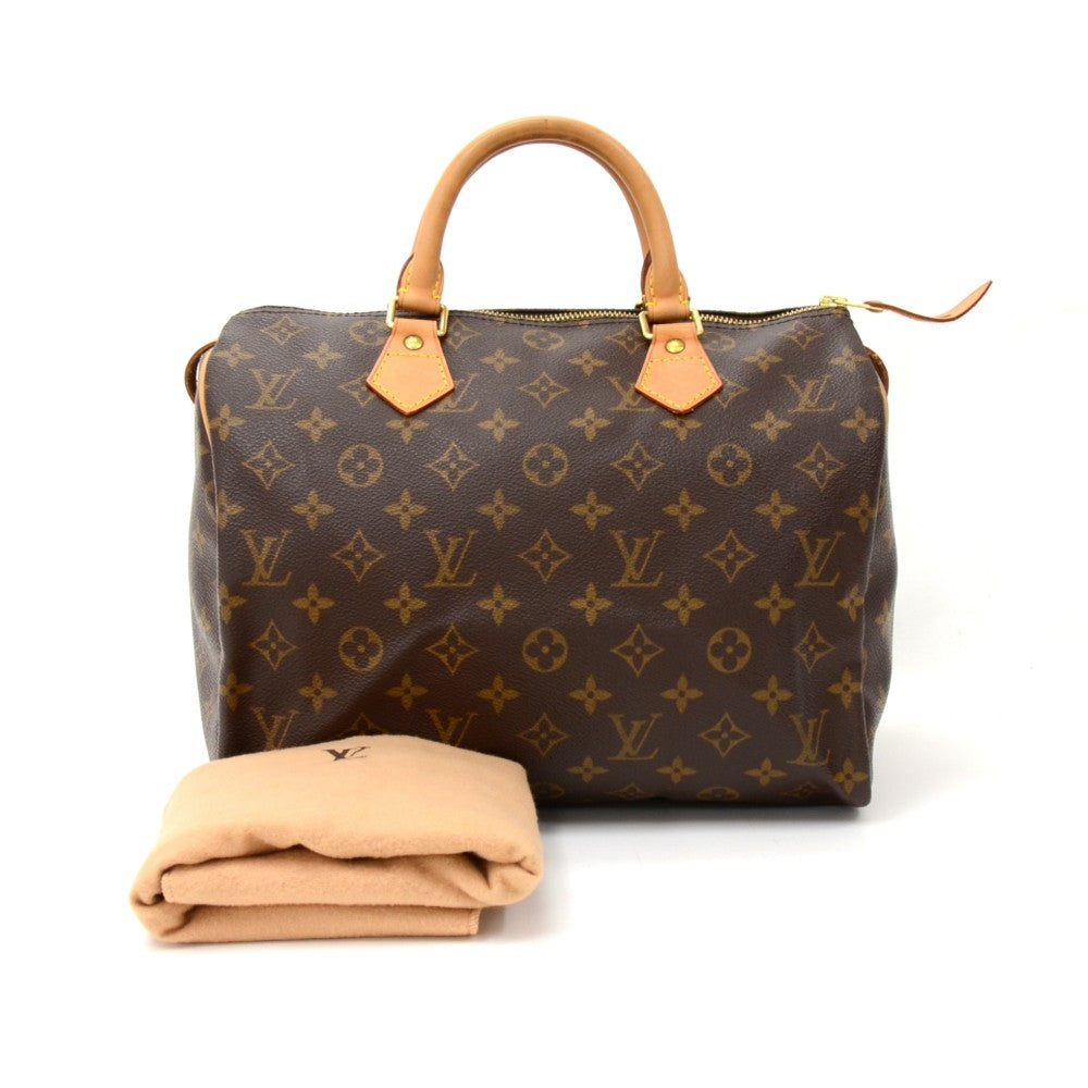 Louis Vuitto Speedy 30 Monogram Canvas Handbag
