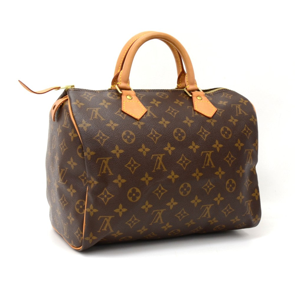 Louis Vuitto Speedy 30 Monogram Canvas Handbag