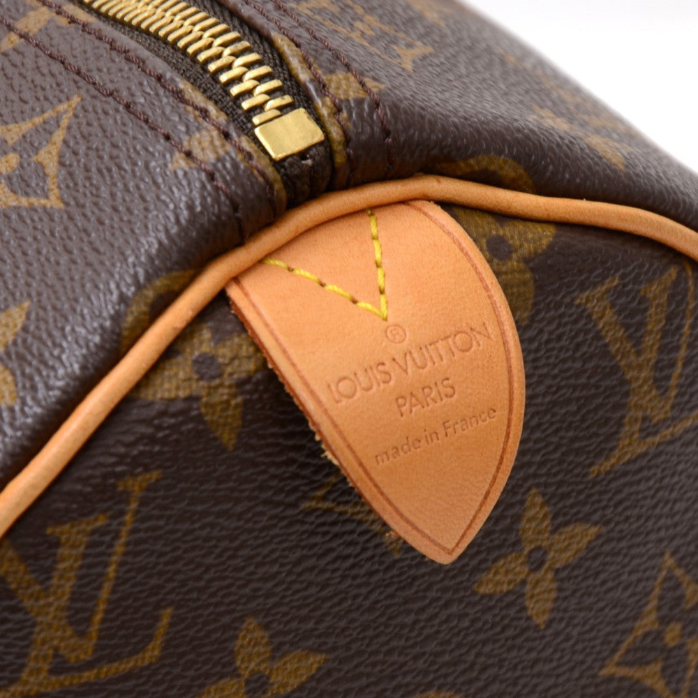 Louis Vuitto Speedy 30 Monogram Canvas Handbag