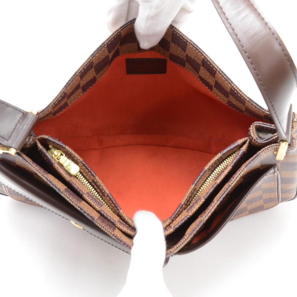 Louis Vuitto Aubagne Damier EbÃ¨ne Canvas Shoulder Bag