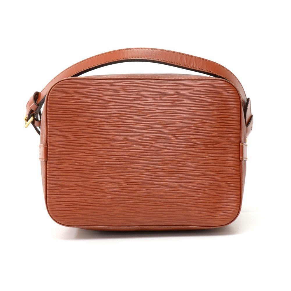Louis Vuitto Petit Noe Dark Orange Epi Leather Bag