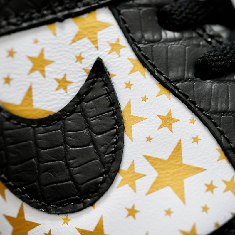 GLM - SUP x DUNK black and white gold