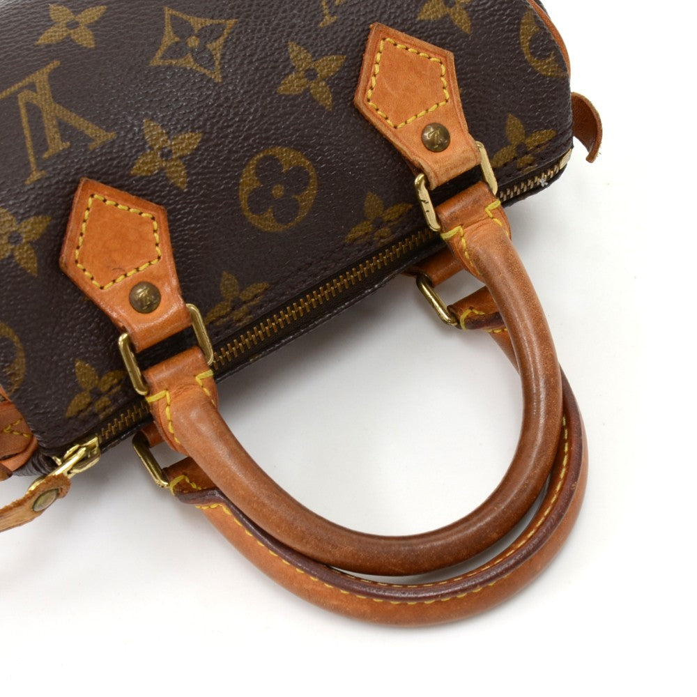 Louis Vuitto Mini Speedy Sac HL Monogram Canvas Handbag